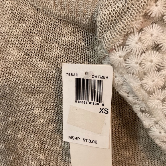 French Connection Linen Blend Sweater-XS - Picture 5 of 7